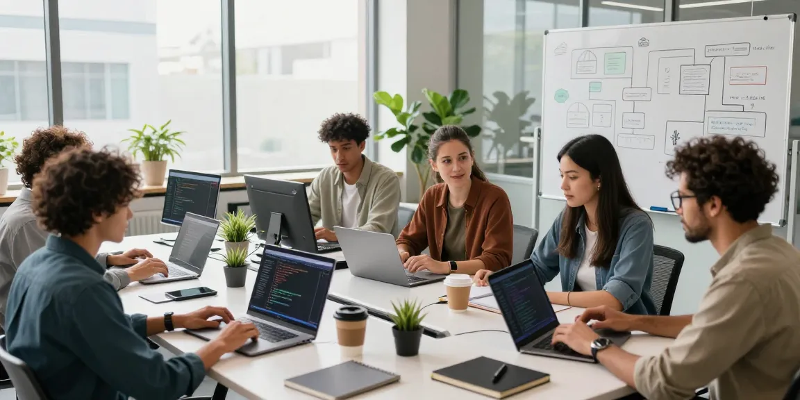 Dynamic collaboration at the WPS Official Website's development team, showcasing innovation and teamwork in a modern workspace.